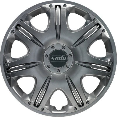 Afbeelding van AutoStyle 4 Delige Wieldoppenset Opus 14 inch zilver