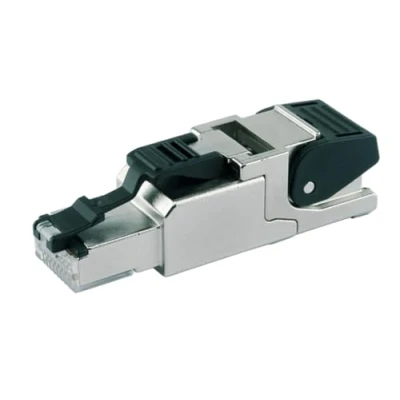 Afbeelding van Telegärtner J00026A2001 kabel connector RJ 45 Zwart, Zilver