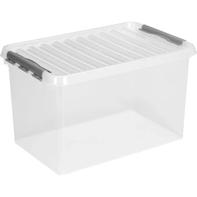Afbeelding van SUNWARE Q Line Box 62 Liter 600 x 400 340mm transparant/grijs