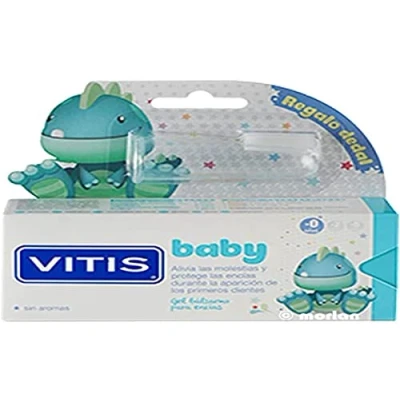 Afbeelding van Vitis Baby Balm Gel 30ml + handig tandvlees massage borsteltje