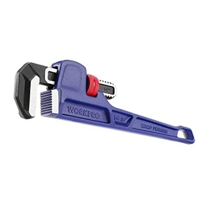 Afbeelding van Pijptang 350 mm/14, max. steekbreedte 70 mm, 14 inch rechte eenhands buistang met schaal, waterpomptang voor professionals en doe het zelvers, reparatie van afvalwater of verwarmingsbuizen