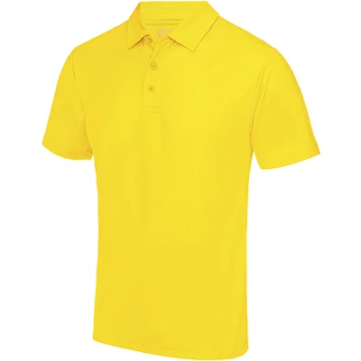 Afbeelding van Herenpolo &#039;Cool Polyester&#039; korte mouwen Sun Yellow XXL