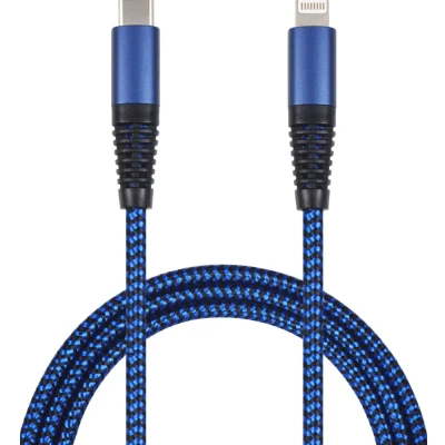 Afbeelding van 2GO 797196 USB kabel 1 m C Lightning Blauw