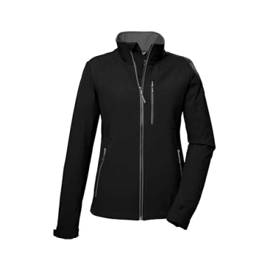 Afbeelding van killtec Dames Softshelljas/outdoorjas met opstaande kraag KOS 264 WMN SFTSHLL JCKT, black, 40, 41317 000