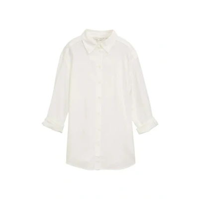 Afbeelding van TOM Tailor Overhemdblouse, Dames, Maat: 34, Whisper white
