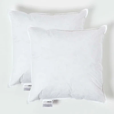 Afbeelding van Homescapes set van 2 vulkussens 45 x cm kussenvulling eendenveren