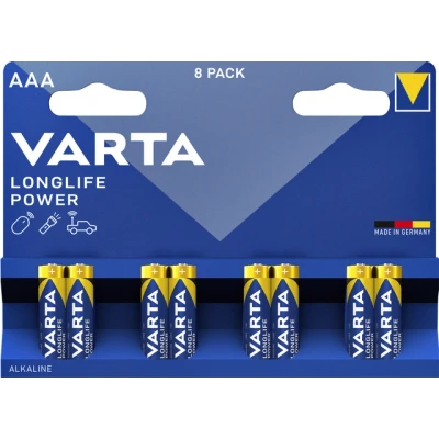 Afbeelding van 20x Varta Longlife Max Power Alkaline Batterijen AAA 8 stuks