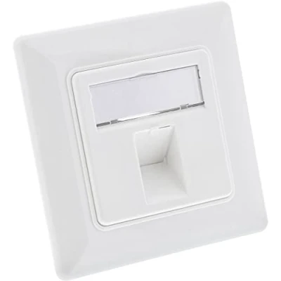 Afbeelding van Wandcontactdoos voor 1 Keystone module / wit (RAL9010) InLine