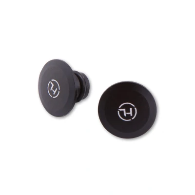 Afbeelding van HIGHSIDER CNC cover caps voor M10, zwart mat (Black matt)