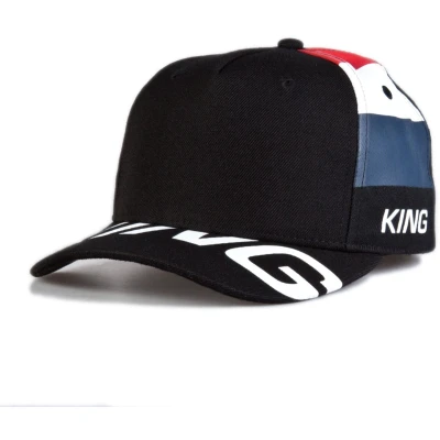 Afbeelding van KING Apparel Manor Curve Peak cap Black