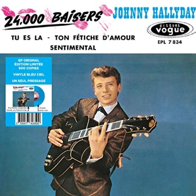Afbeelding van Johnny Hallyday 24000 Baisers (Single)