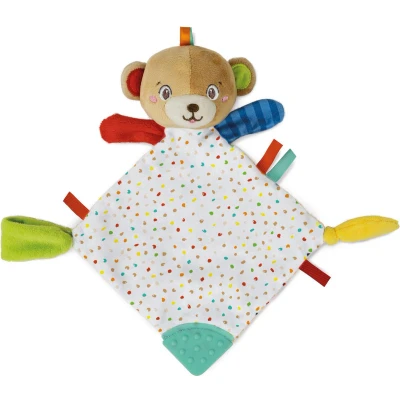 Afbeelding van Clementoni Baby Lovely Bear Zachte Rammelaar Knuffeldoekje