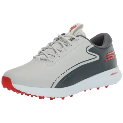 Afbeelding van Skechers Performance GO MAX 3 Golfschoenen, Heren, Maat: 40, Gray Textiel/ synthetisch