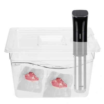 Afbeelding van 11L Sous Vide container met Deksel, container, Duurzaam Koken voor Thuis
