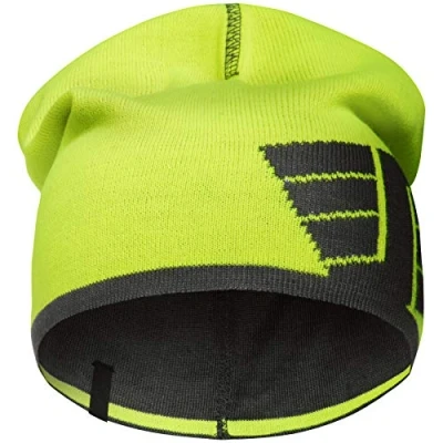 Afbeelding van Snickers 9015 Reversible Beanie Geel, High Vis/Staal Grijs