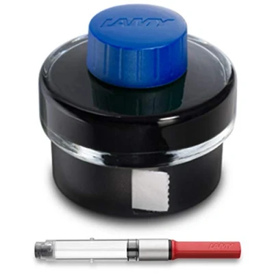 Afbeelding van Lamy T52 1208933 kunststof blauw Inkt + converter Z28