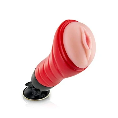 Afbeelding van Crazy Bull Delia Masturbator Met Zuignap Vagina Rood/zwart