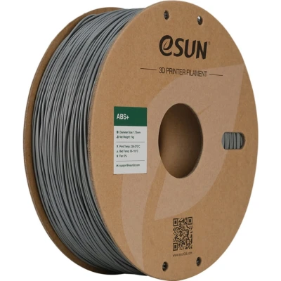 Afbeelding van eSun ABS+ Silver/zilver 1.75mm 3D printer filament 1kg