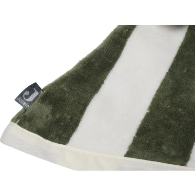 Afbeelding van Washand Jollein Ears Stripe Terry Leaf Green GOTS