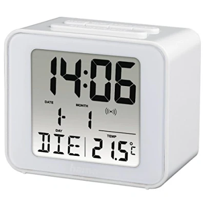 Afbeelding van Hama Draadloze Wekker Cube Wit