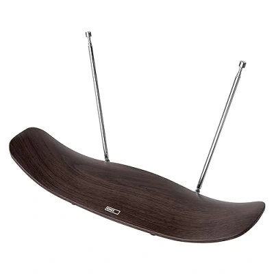 Afbeelding van EMOS Design kamerantenne J0708, actieve binnenantenne voor ontvangst van DVB T/DVB T2, FM/DAB radio, met geïntegreerde 3G/4G/5G/LTE filter en versterker, indoor antenne, incl. USB laadadapter