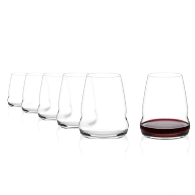 Afbeelding van Stölzle Lausitz Wijnbekers Cocoon/rode wijnglas set van 6 / rode wijnglazen groot extravagant/wijnglazen wijn/Stölzle wijnglazen/wijnbeker glas