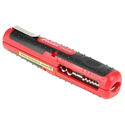 Afbeelding van Draad Stripper Multi functionele Electricien Kabel Ontmanteling Crimper 8 13mm Laag Voltage Ronde Hand Stripping Tool