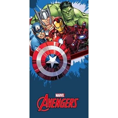 Afbeelding van Marvel Avengers Strandlaken Blue 70 x 140 cm Katoen