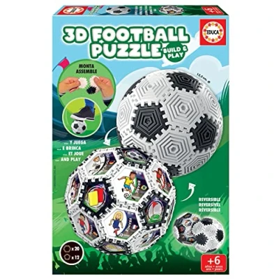 Afbeelding van Educa 3D puzzelbal met 32 delen en waarmee Je kunt spelen. verschillende vormen rijden, vanaf 6, 7 8 jaar (19210)