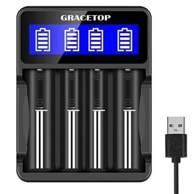 Afbeelding van 18650 Acculader universeel, LCD Smart batterijlader voor NI MH CD AA AAA Li Ion LiFePO4 IMR 16340 14500 batterij