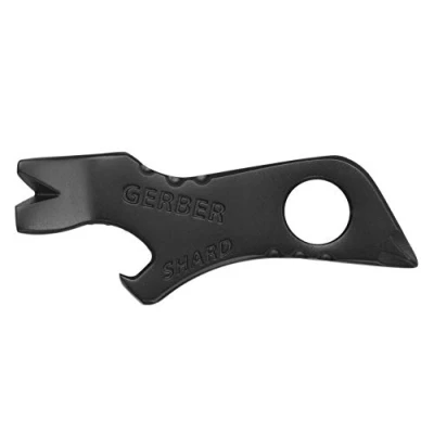 Afbeelding van Gerber Multi Tool en sleutelhanger, Shard Black Keychain Card, lengte: 6,9 cm, gewicht: 17 g, 31 002965