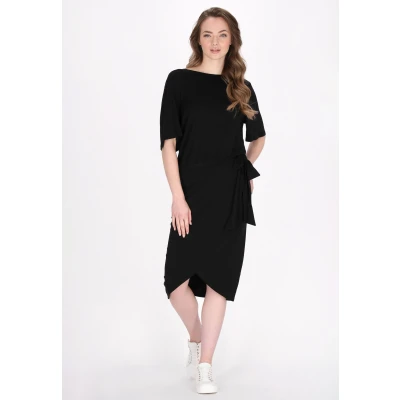 Afbeelding van T shirt SCHMUDDELWEDDA XL / Zwart 95% Viscose 5% Elastaan
