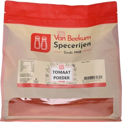 Afbeelding van Van Beekum Specerijen Tomaat Poeder 1 kilo (hersluitbare stazak)