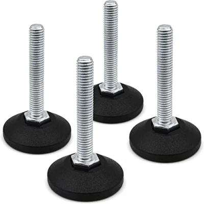 Afbeelding van Design61 4 x verstelschroef afstelschroef Ø 38 mm met verzinkte stelschroef M8 70 (voet draaibaar)