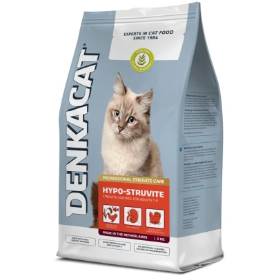 Afbeelding van Denkacat Hypo Struvite Kattenvoer Kip Rund Zalm 1.25 kg