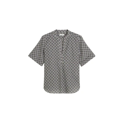 Afbeelding van Marc O&#039;Polo Gemusterte Blouse Multi white cotton, Dames, Maat: 32, cotton