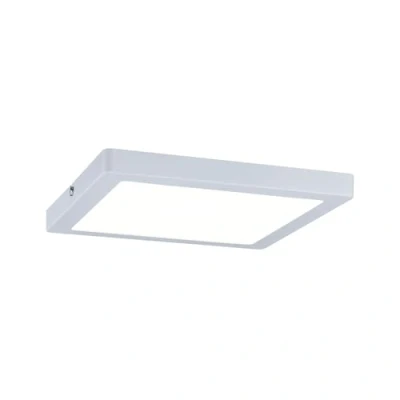 Afbeelding van Paulmann 70870 montageplaat LED Atria plafondlamp vierkant 20W licht 2700K warm wit paneel mat, dimbaar voor wand en plafondmontage, 220 x mm