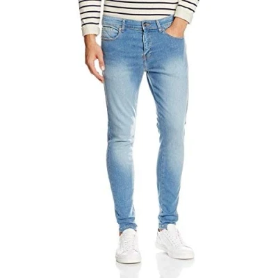 Afbeelding van Enzo Skinny jeans voor heren, Blauw Wild Yonder (Lightwash), 28W / 30L