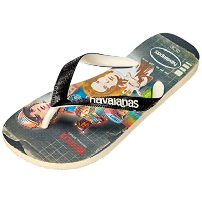 Afbeelding van Havaianas Top Netflix Teenslipper uniseks volwassene , Beige, 39/40 EU