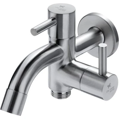 Afbeelding van Buitenkraan wandopbouw 1/2 Twin