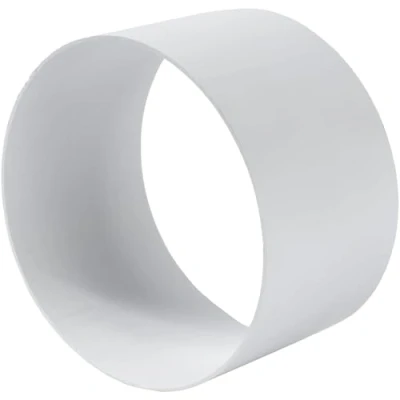 Afbeelding van Vent Systems Ø 125 mm kunststof vrouwelijke ronde buisverbinding voor rechte of flexibele buizen ventilatiesysteem accessoire buisconnector koeling, verwarming, ventilatie, HVAC