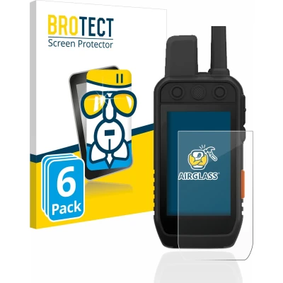 Afbeelding van BROTECT Screenprotector voor Garmin Alpha 200 K Folie Beschermfolie Beschermglas transparant (6 Stuks)