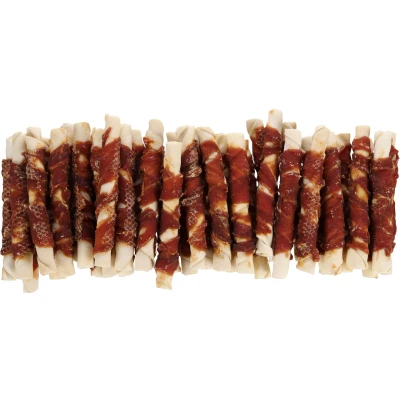 Afbeelding van Buffel Kauwsnack wrap Eend Voordelig en smaakvol! Natuur / 17cm 36 stuks = 1,8kg