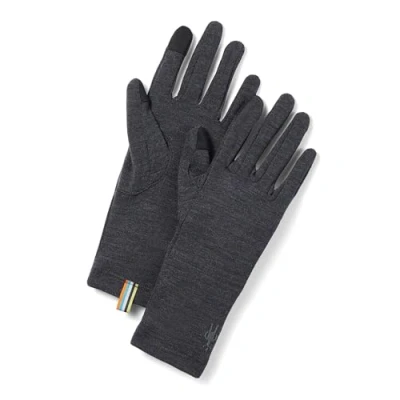 Afbeelding van Smartwool Thermal Merino Handschoenen, Maat: Small, Charcoal heather