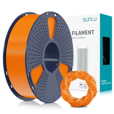 Afbeelding van SUNLU PLA Plus Filament 1.75mm for 3D Printer &amp; Pens, 1KG (2.2LBS) PLA+ Tolerance Accuracy +/ 0.02 mm, Orange
