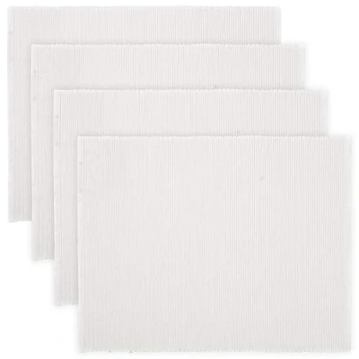 Afbeelding van Linum Uni placemat 35x46 cm 4 pack Wit