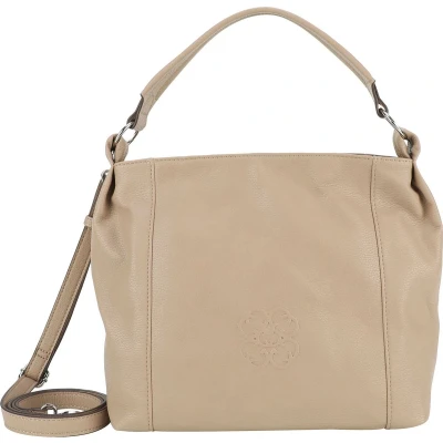 Afbeelding van Gerry Weber Smooth HOBO Handtas, Dames, Maat: One Size, Taupe