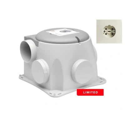 Afbeelding van Zehnder comfofan silent limited installatiepakket 300 m3 h met perilex stekker 458005605