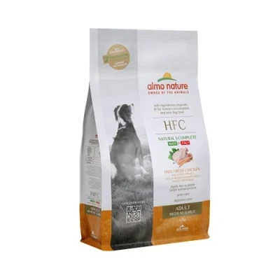 Afbeelding van Almo Nature Hond HFC Adult brokken voor middelgrote tot grote honden Kip, zalm of varkensvlees 8kg, 1,2kg Gewicht: