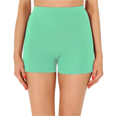 Afbeelding van Merry Style MS MS10 358 LE Dames Leggings Sport Vrijetijdsbroek Kort Katoen Sporbroek Yogabroek Munt XS